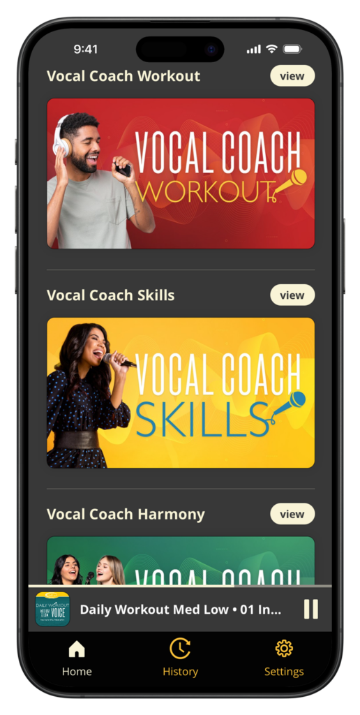 vocal coach singer app on iPhone 15