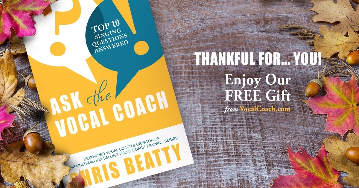 Thank you for Being a Part of Vocal Coach